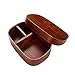 Lautechco Japanese Bento Boxes Wood Lunch Box Handmade Natural Wooden Sushi Box Tableware Bowl Food Container
