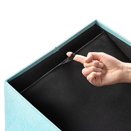 Otto & Ben Mellow Folding Box Chest with SMART LIFT Top Upholstered