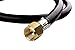 GASPRO 2FT BBQ Regulator and Hose, Propane Gas Regulator Line, Universal Grill Regulator Replacement Parts, LP Gas Regulator for QCC1/Type 1 Propane Tank, 3/8 Female Flare Fitting