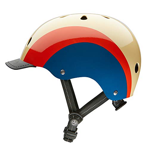 Nutcase - Patterned Street Bike Helmet for Adults, Throwback, Medium
