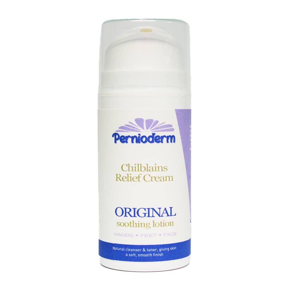 Veil Cover Cream Pernioderm Original Chilblains Relief Cream 100ml | Witch Hazel & Calamine Soothing Cream for Chilblains on hand, Chilblains on feet, Chilblains on Face | Soothe Irritated skin