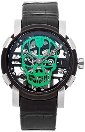 Romain Jerome Moondust DNA Mechanical (Hand-Winding) Green Dial Mens Watch RJ.M.AU.025.09 (Certified Pre-Owned)
