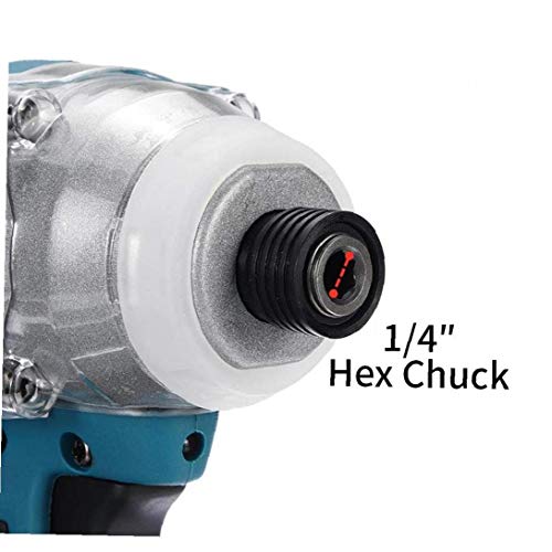 Heavy Duty Akkuschrauber Combi Drill Drill Drill Drill 1 Hr Wiederaufladbarer elektrischer Brushless Schraubendreher – Bild 5