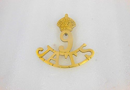 ROYALS GARAGE Universal Avenger Royal Enfield 9 Jats Logo Decal Brass Made Golden
