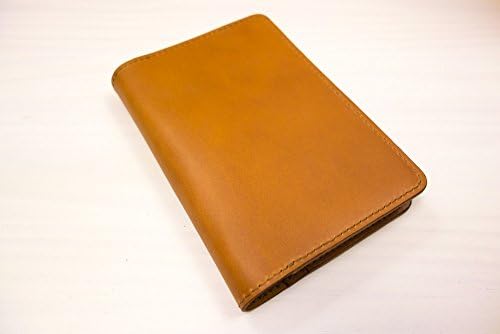 Hobonichi Techo Planner Cover - Tan Leather, leather/stitching - Hobonichi Planner - A6, Smooth Writing Surface