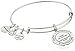 Alex and Ani Hand of Fatima II Expandable Rafaelian Silver-Tone Bangle Bracelet