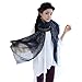 Women's Fashion Long Soft Wraps Scarf Scarves Vintage Printing - Dark Blue