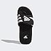adidas Adissage Slides Sandal, Core Black/White/Black, 4 US Unisex Big Kid