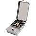 Cal Flame BBQ08852P Standard Single Flat Side Burner LP W/NG Conversion KIT 15,000 BTU 11 in, 304 Durable, Stainless Steel