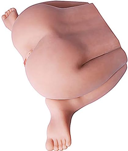 7.09Lbs Lifelike S'É-X D-Õ'Ll Â'Š-Š Realistic 3D Men TPE Toy with 2 Elastic Channels Pő&cket Pû&s&sys Male Mâstürbâtõr Tan