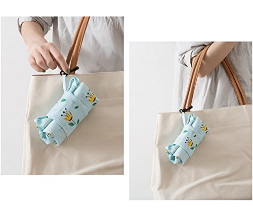 Elegant Styles Reusable Shopping Tote Travel Recycle Grocery Bags - 25" x 18" Super Loading Foldable to Save Space - Whales, Flowers & Checks(Various Styles) Great for Shopping Travel Outdoor