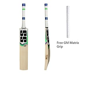 SS TON T20 Legend English Willow Cricket Bat – 2018 Edition (Free Extra GM Matrix Grip Anti Scuff Sheet & SS Bat Cover…