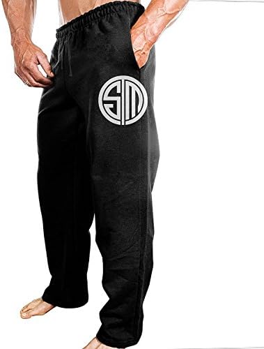 PGxln Men's Team Solo Mid TSM Team Logo Running Pants Color Black Size XXL