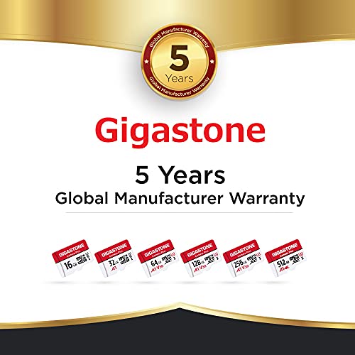 [Gigastone] 16GB 5Pack Micro SD Card, Camera Plus, MicroSDHC Memory