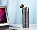 LifeSky Insulated Travel Coffee Mug, Stainless Steel (16 oz), BPA-Free , Lid Lock (Dark Gray)