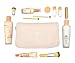 Vercord 8 Set Travel Packing Pods Luggage Organizers Cubes with Laundry Bags Accessories, Creamy White
