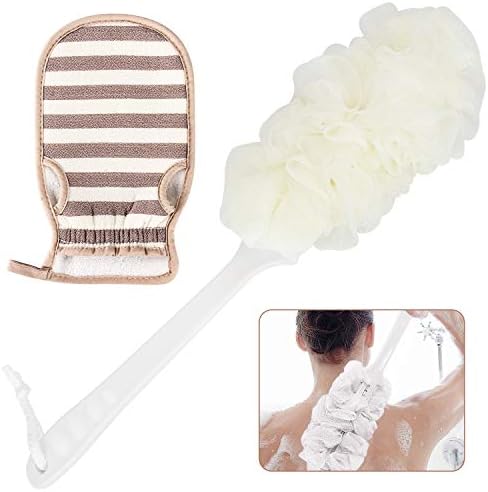 ボディブラシ 体洗いブラシ ボディタオル 背中 ブラシ ニキビ 角質とり お風呂用 シャワーブラシ 美肌効果 マッサージブラシ 柔らかい カビ防止 あかすり 泡立ち 2セット 特価キャンペーン 長柄 バスグッズ