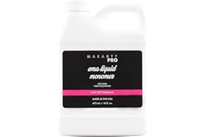 MakarttPro Fast Set Formula, MMA Free Professional 16oz EMA Liquid Monomer for Nail Art - Essential Acrylic Nail Supplies, Compatible with Kolinsky Acrylic Nail Brush & Acrylic Powder