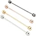 Men's Tie Pins Classic fashion 4 colors Wedding Business (silver)