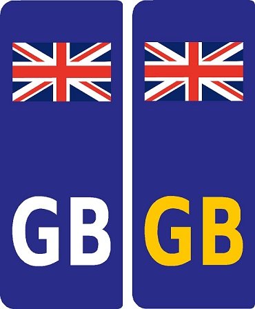 Ellis Graphix 2 X Gb Union Jack Flag Car Number Plate Vinyl Stickers United Kingdom Eu Brexit Gb Buy Online In Saint Vincent And The Grenadines At Saintvincent Desertcart Com Productid 60023555