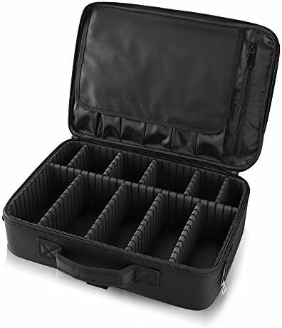 AYUTHAYA Professional Make up Suitcase traveller Hanging Toiletry Bag-Portable Travel Organizer Make up Case Large Capacity Storage Bag For women men shaving handing hook on vacation
