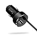 Saxhorn Apple Certified Lighting Car Charger for iPhone,iPad and iPod - Black