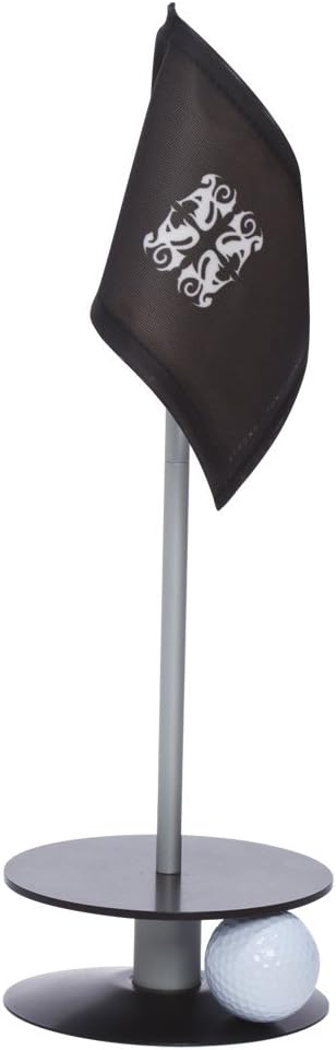 Anne Stone Golf Putt-A-Round Black Flag 1 Putting Aid, Black, Small