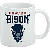 Graphics & More Howard University Bison Primary Logo Ceramic Coffee Mug, Novelty Gift Mugs for Coffee, Tea and Hot Drinks, 11oz, White