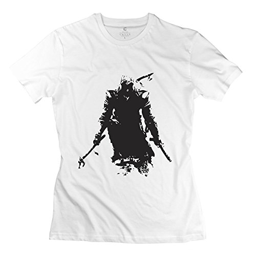 PCY Women's Custom Made Knight Sword Knife Awesome T Shirt XS White
