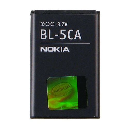 Nokia BL5CA 0670495 1208 1680 Original OEM Battery - Non-Retail Packaging - Black