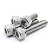 #4-40 Stainless Steel Hex Socket Head Cap Screws Hex Nuts Assortment Set