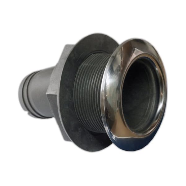 1-12-Thru-Hull-Fitting-Stainless-Steel-Covered-15-Degree-Five-Oceans
