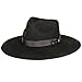 Charlie 1 Horse Women's Black Highway Fashion Hat 3 3/4in Brim Black S