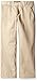 French Toast Big Boys' Flat Front Double Knee Pant with Adjacent Waist, Khaki, 10