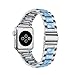 Watch Band 20mm for Apple Watch Series 4/3/2/1 40mm 38mm, Meidexian888 Resin+Stainless Steel Wristband Strap Quick Release (Sky Blue)thumb 3