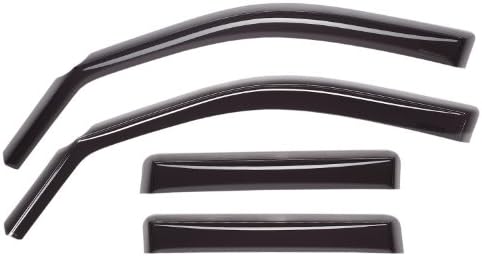 WeatherTech Custom Fit Side Window Deflectors for Toyota Sequoia - (82273), Front & Rear Set - Dark Tint