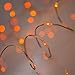 YIHONG 2 Sets Orange Fairy String Lights Battery Operated,16.4ft 50Leds Twinkle Firefly Lights with Remote Control Fairy Lights for Halloween Christmas Bedroom Patio Wedding Party Indoor Outdoor Decor