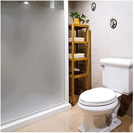Txbh Frosted Glass Sticker Window Film Privacy Of Office Bathroom Bedroom Store Electrostatic Decoration Diy Decorative Film No Glue Color75x500cm