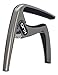 KLIQ Guitar Capo for Acoustic and Electric 6-String Guitars, Black Chrome