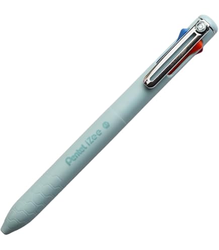 Pentel Caneta Esferográfica iZee 0.7mm 4 Cores Tintas Verde Preto
