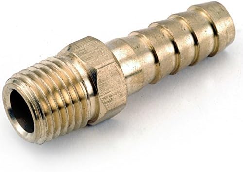 Anderson Metals 757001-1616 1-Inch by 1-Inch Male Low Lead Hose Barbs, Brass
