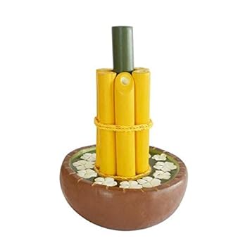 Buy Greymode Moongil Vase A Unique Green Yellow Bowl Cum Vase