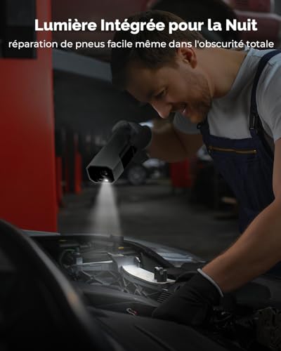 HYVOHEX Portable Tyre Inflator, 1 minute quick inflation and 100% run time, C2