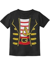 Halloween Pirate Buccaneer Costume Outfit Suit Cute Toddler/Infant Kids T-Shirt 6M Black