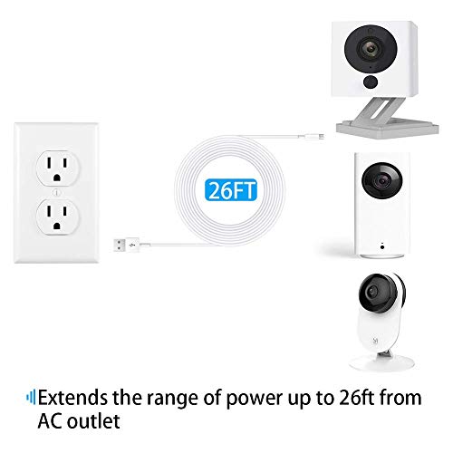 1 Extension+Compatible+WyzeCam+Charging+Security