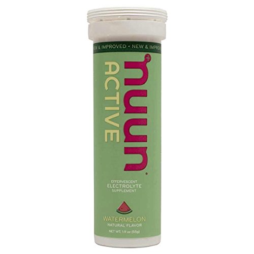 Nuun Active Hydration - Electrolyte Enhanced Drink Tabs, Watermelon, 10 Count