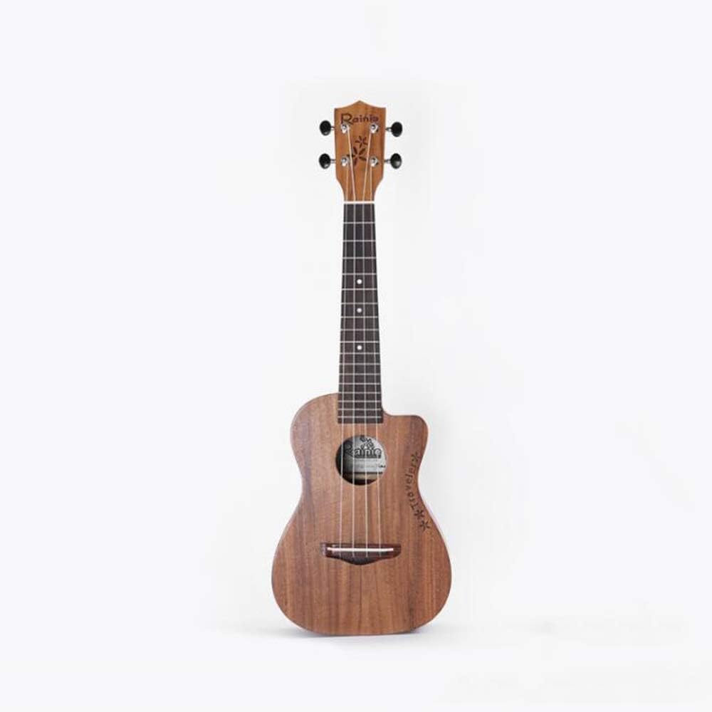 Miiliedy Traveler Series 23 Inch KOA Ukulele Adult Student Female Child Adult Practice Playing Ukulele Including Bag, Strap, Spare Strings, Polishing Cloth