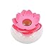 MelonBoat Lotus Cotton Swab Holder, Cotton Swab Dispenser, Qtip Holder, Q tip Holder, Q-tip Holder, Small Q-tips Toothpicks Storage Organizer, Red
