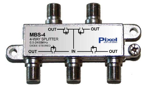 Pixel Technologies - Mbs4 - Product - Multi-band 4-way Splitter