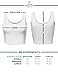 FPT Womens Basic Crop Tank Top CHARCOAL LARGE